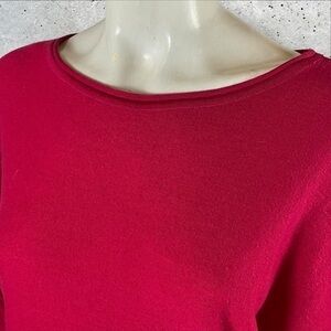 Rambler’s Way Sweater Top M/L 100% Rambouillet Wool Boat Roll Neck USA 156